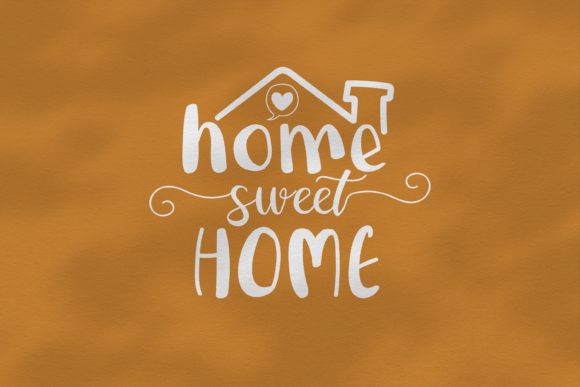 Home Sweet Home Duo Font PNG with transparent background - Preview 6