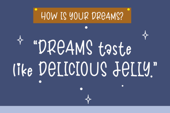Jellyshake Font PNG with transparent background - Preview 2