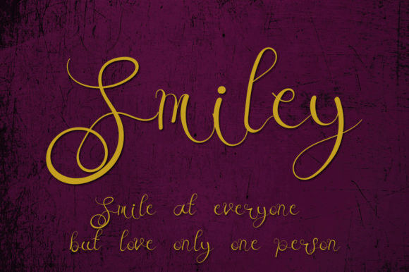 Loving Caligraphy Font font preview - 5