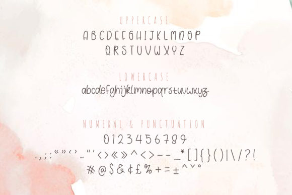Melinea Font PNG with transparent background - Preview 1