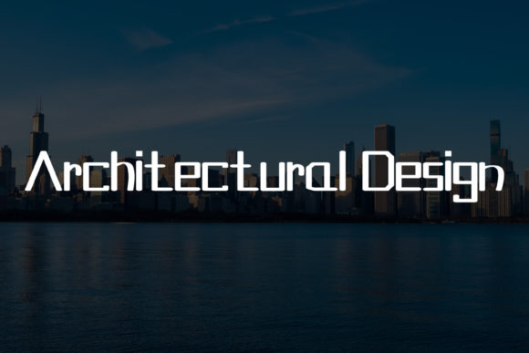 Metropolitan Skyline Font PNG with transparent background - Preview 3