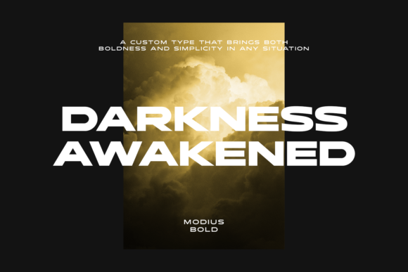 Modius Extended Font PNG with transparent background - Preview 3