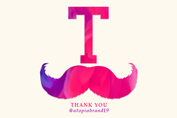 Mustache Monogram Font PNG with transparent background - Preview 5
