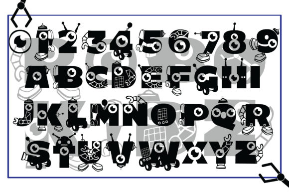 Robokidz Font PNG with transparent background - Preview 1