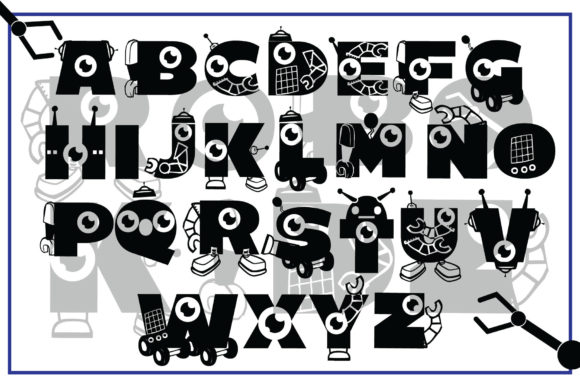 Robokidz Font PNG with transparent background - Preview 2