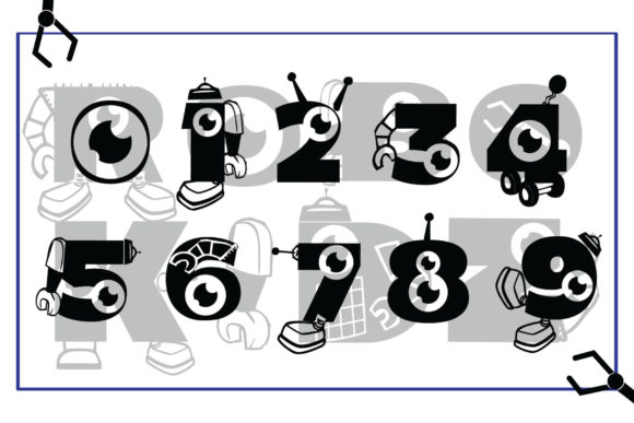 Robokidz Font PNG with transparent background - Preview 3