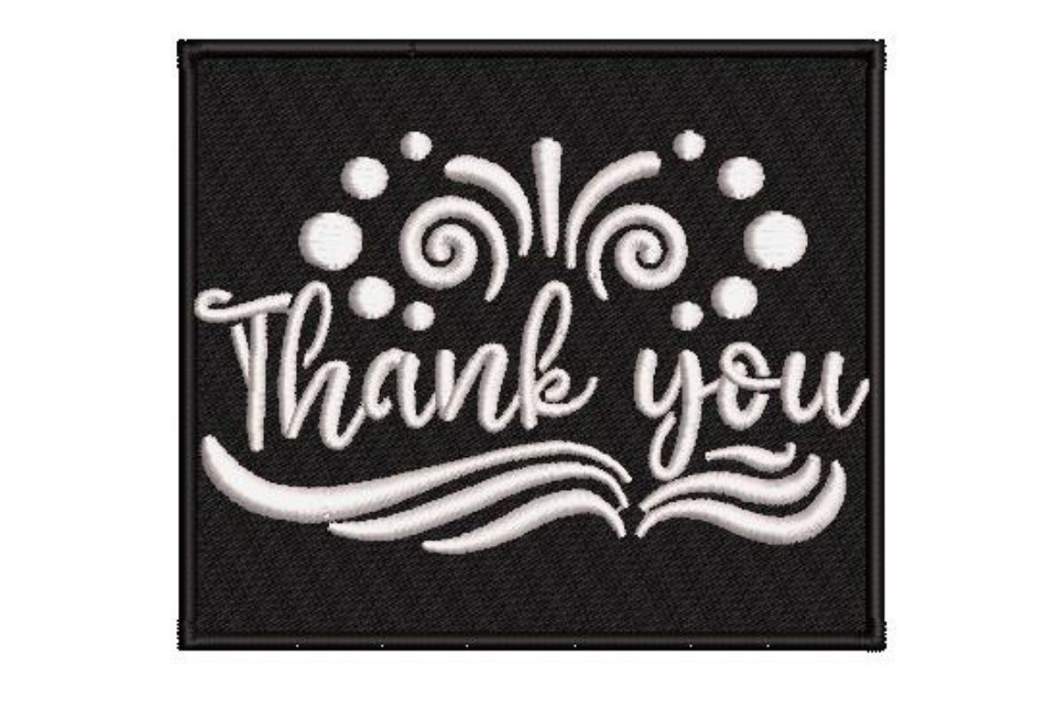 Thank You Stencil Motive