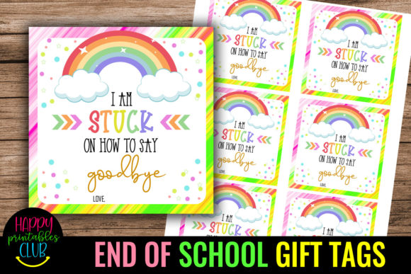 End of School Gift Tags- End of School