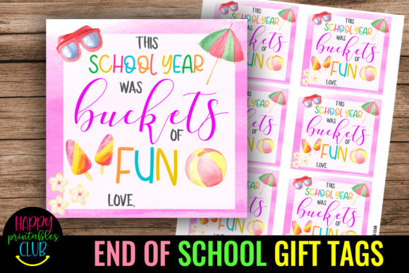 End of School Gift Tags- End of School