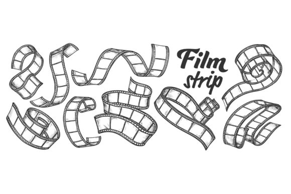 Film Strip for Camera or Projector Ink