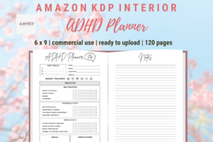 ADHD Planner | KDP Interior Template Graphic by allaboutkdp · Creative ...
