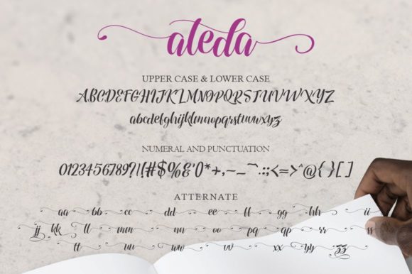 Aleda Font - Preview 2