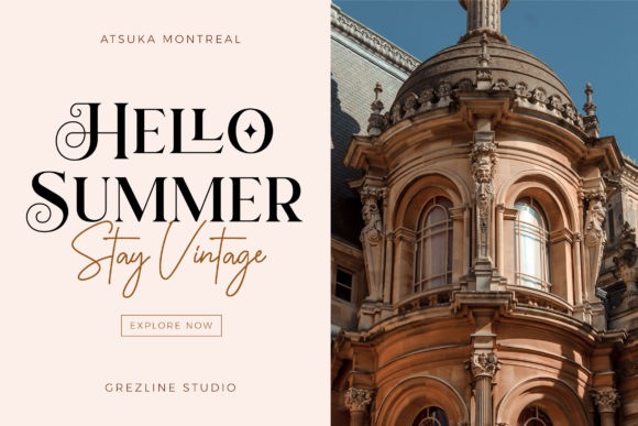 Atsuka Montreal Font - Preview 1