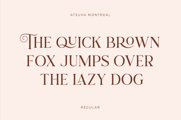Atsuka Montreal Font - Preview 6