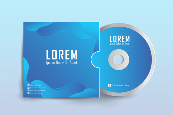 CD Cover Design Template Graphic by Ju Design  Creative Fabrica