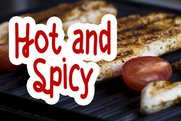 Chicken Grilled Font PNG with transparent background - Preview 3