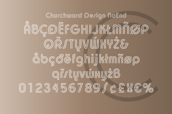 Churchward Design Font - Preview 4