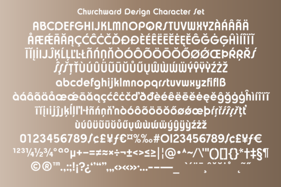 Churchward Design Font - Preview 5