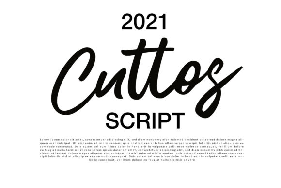 Cuttos Font - Preview 1