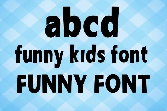 Funny Kids Font - Preview 1