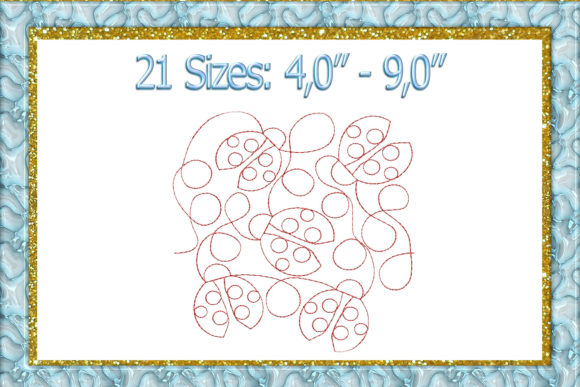 Ladybug Quilt Block