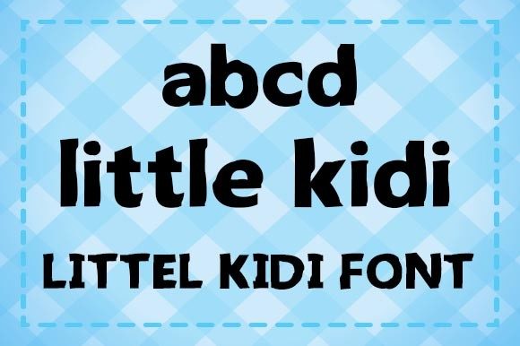 Little Kidi Font PNG with transparent background - Preview 1