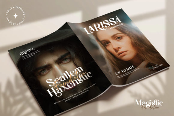Magistic Foundation Font PNG with transparent background - Preview 2