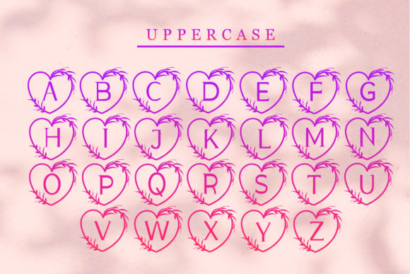 Monogram Sweet Love Font font preview - 3