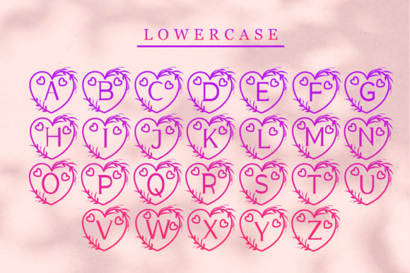 Monogram Sweet Love Font font preview - 4