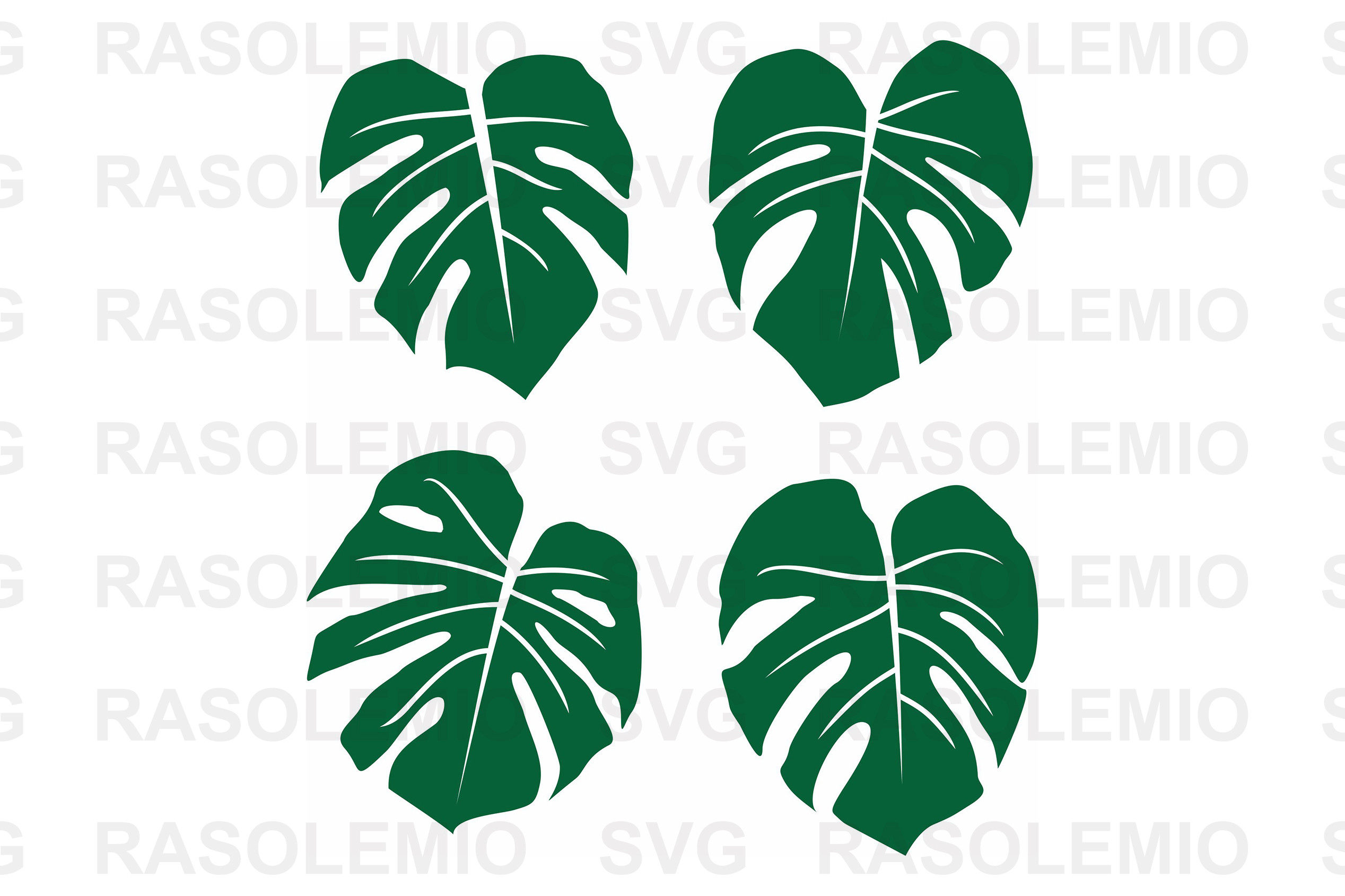 Monstera Leaf SVG File for Cricut Graphic by rasol.designstudio  Creative  Fabrica