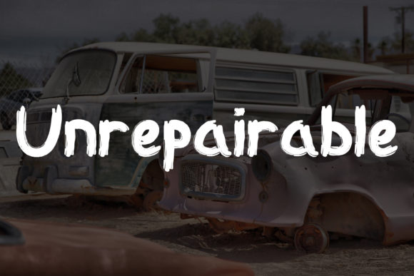 Scrap Yard Font PNG with transparent background - Preview 2