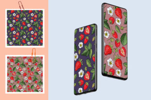 Strawberry - Patterns Graphic by HelgaKOV · Creative Fabrica