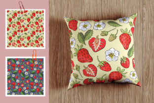 Strawberry - Patterns Graphic by HelgaKOV · Creative Fabrica