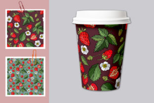 Strawberry - Patterns Graphic by HelgaKOV · Creative Fabrica