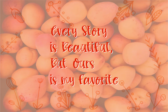 Apricot Font - Preview 2
