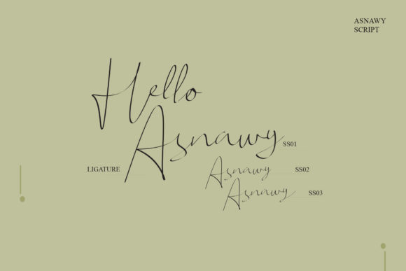 Asnawy Font - Preview 6