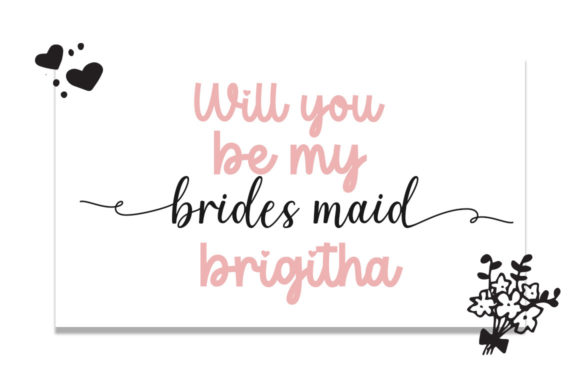 Birthday Lovely Lilia Font - Preview 3