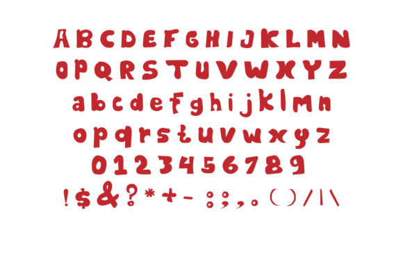 Chantoon Font PNG with transparent background - Preview 3