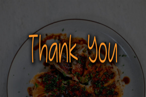 Chiken Sauce Font PNG with transparent background - Preview 3