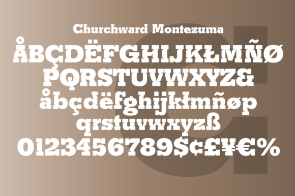 Churchward Montezuma Font - Preview 2