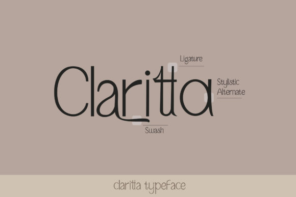 Claritta Font - Preview 5
