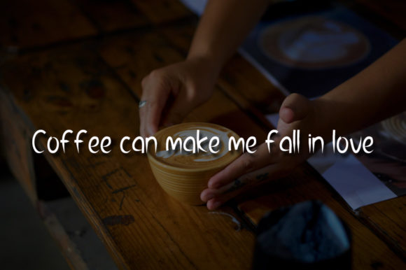 Coffee Caramel Font - Preview 1