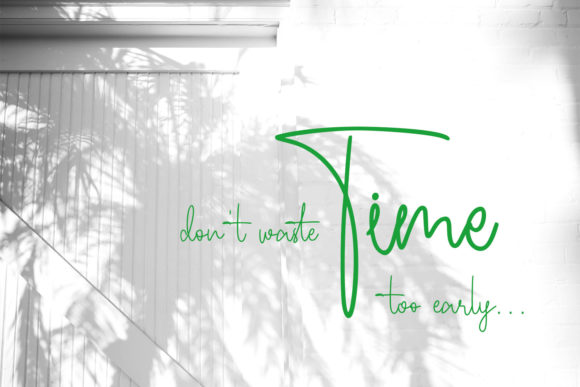 Ecaliptycus Script Font - Preview 5
