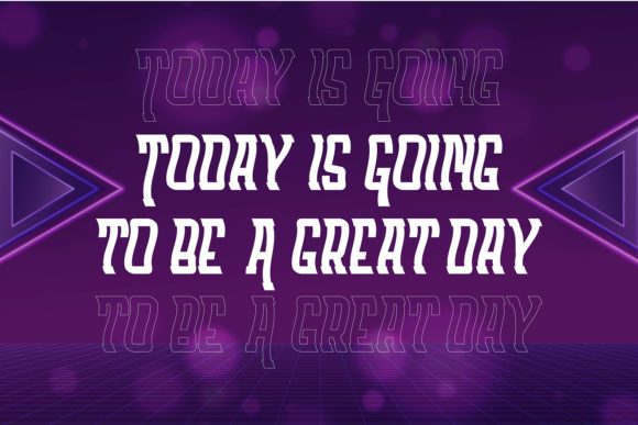 Flagstand Font PNG with transparent background - Preview 1