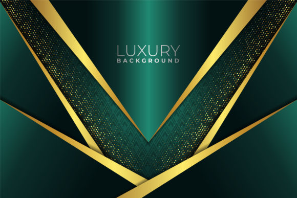 Luxury Blue Geometric Gold Background Graphic by Rafanec · Creative Fabrica