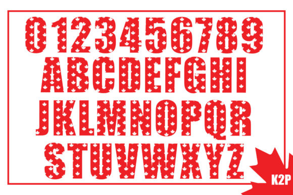 Happy Canada Day Font - Preview 2