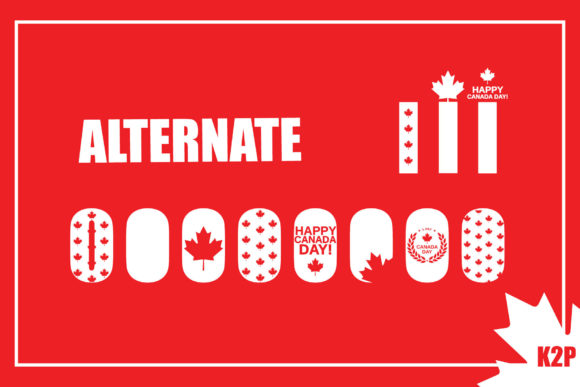 Happy Canada Day Font - Preview 3