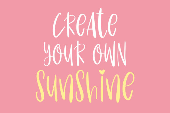 Hello Sunshine Font - Preview 3