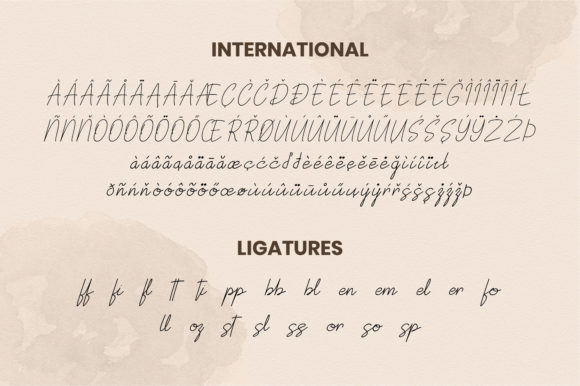 Mandasari Script Font PNG with transparent background - Preview 6