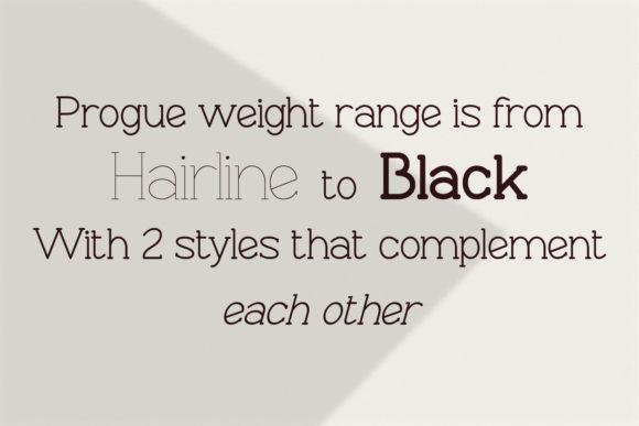 Progue Font font preview - 1